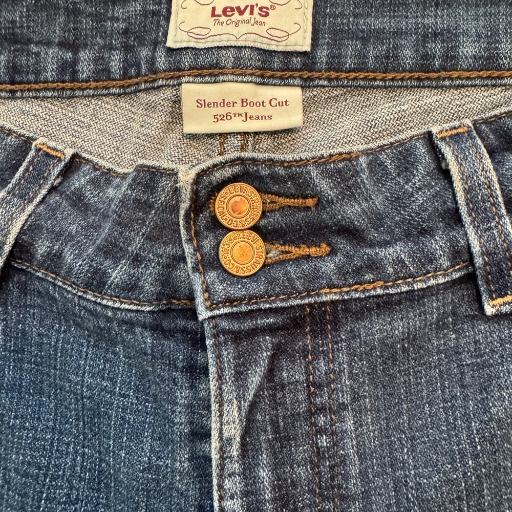 Levi's Women's Blue Slender Boot Cut 526 Jeans